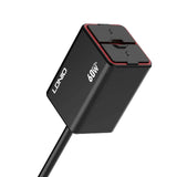 LDNIO C108 Motorcycle Fast Car Charger - 60W / USB-A / Type-C / Black
