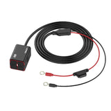 LDNIO C108 Motorcycle Fast Car Charger - 60W / USB-A / Type-C / Black