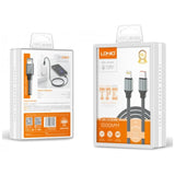 LDNIO LC441I Fast Charging Data Cable - 65W / 1 Meter / Type-C / Lightning / Grey
