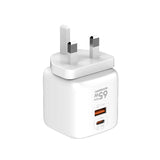 LDNIO Q2617 GAN Super Fast Charger - 65W / USB-A / Type-C / White
