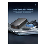 LDNIO Q4010 Multiport Desktop Charging Wireless Charger - 140W / Black