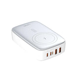 شاحن لاسلكي متعدد المنافذ LDNIO Q4010 - 140 واط / أبيض