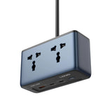 LDNIO SC1 Universal Socket Desktop Power Strip Adapter - 45W / USB-A / USB-C / Blue