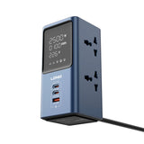 LDNIO SC2 Universal Socket Desktop Power Strip Adapter - 45W / USB-A / USB-C / Blue
