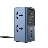 LDNIO SC2 Universal Socket Desktop Power Strip Adapter - 45W / USB-A / USB-C / Blue