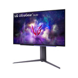 شاشة ألعاب قابلة للدوران من إل جي، طراز GS95QE UltraGear OLED، مقاس 27 بوصة، بدقة 2K، ومعدل تحديث 240 هرتز، وزمن استجابة 0.03 مللي ثانية، ومنفذ HDMI 2.1
