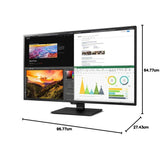 LG 42.5" IPS Panel 60Hz 8ms UHD 4K Gaming Monitor