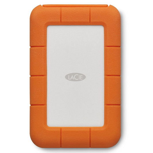 LaCie 4TB External Rugged USB-C Portable Hard Drive Up to 130 MB/s Includes 2-Years Data Recovery Services For PC & Mac