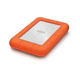 قرص صلب خارجي صغير محمول من LaCie Rugged - سعة 2 تيرابايت / سرعة نقل بيانات 5.0 جيجابت في الثانية / منفذ USB 3.0 / منفذ Type-C