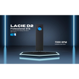 LaCie d2 Professional - 8TB / 240 MB/s / USB 3.2 Gen 2 / External Hard Drive