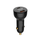 شاحن سيارة فائق السرعة مزدوج المنافذ USB من Ldnio C101 بقوة 100 واط 