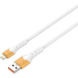 كابل بيانات Ldnio LS801 Lightning بقوة 30 واط مصنوع من مادة TPE - USB 3.0 إلى Lightning / طول 1 متر 