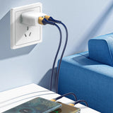 كابل Ldnio LS802 المصنوع من سبائك الألومنيوم، كابل بيانات وشحن سريع بقدرة 30 واط - USB 3.0 إلى Lightning / 2 متر 