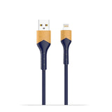كابل Ldnio LS802 المصنوع من سبائك الألومنيوم، كابل بيانات وشحن سريع بقدرة 30 واط - USB 3.0 إلى Lightning / 2 متر 