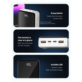 Ldnio PQ18 Magnetic Wireless Power Bank - 20,000mAh / 22.5W