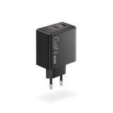 Lenovo Dual USB-C 65W GaN Charger Black