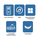 Lenovo ThinkCentre Neo 50s Gen 5 - i7 / 8GB / 512GB (NVMe M.2 SSD) / Win 11 Pro / 1YW - Desktop