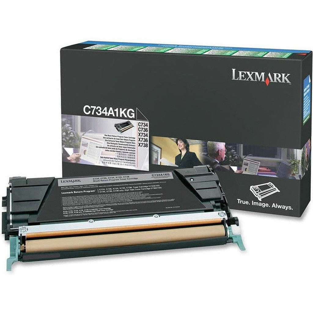 Lexmark C734 Black Toner Cartridge-Inks And Toners-Lexmark-Star Light Kuwait