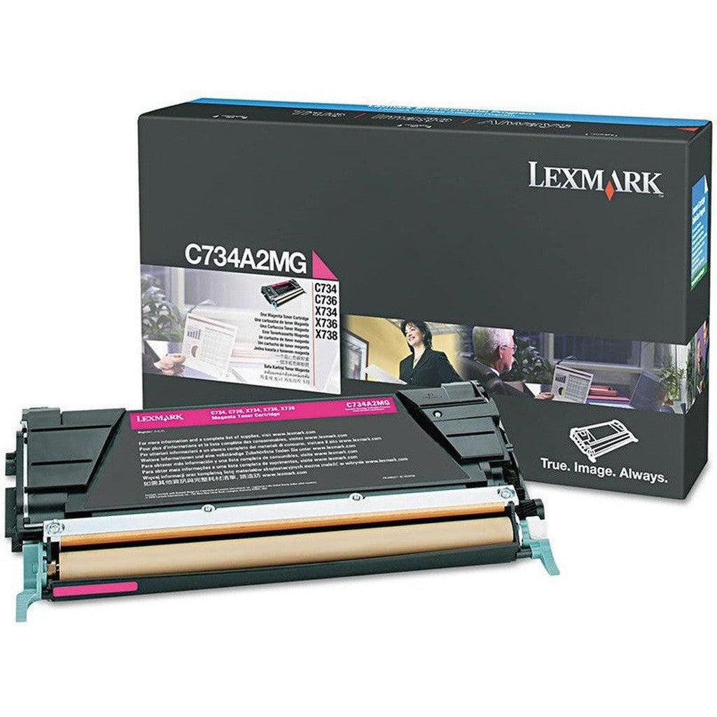 Lexmark C734 Magenta Toner Cartridge-Inks And Toners-Lexmark-Star Light Kuwait