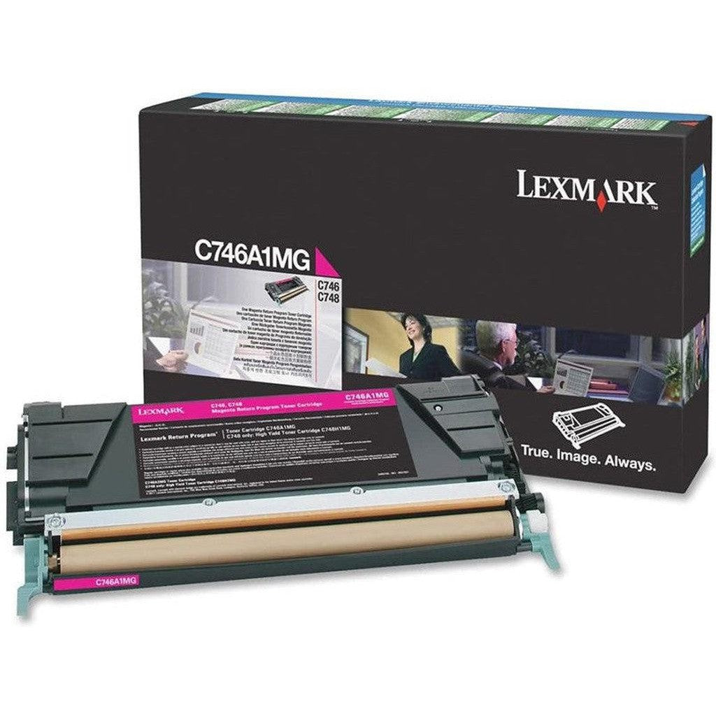Lexmark C746 Magenta Toner Cartridge C746A1Mg-Inks And Toners-Lexmark-Star Light Kuwait
