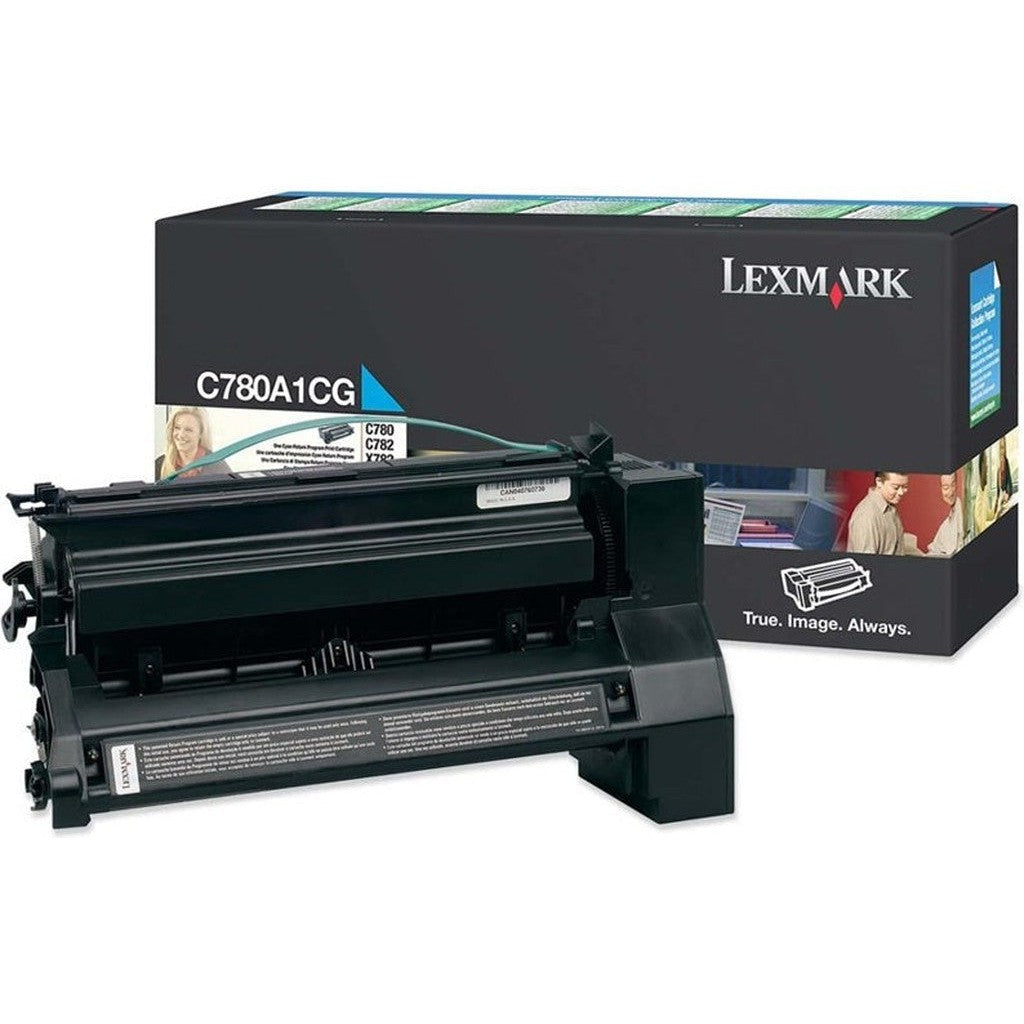 Lexmark C780A1Cg Cyan Toner Cartridge-Inks And Toners-Lexmark-Star Light Kuwait