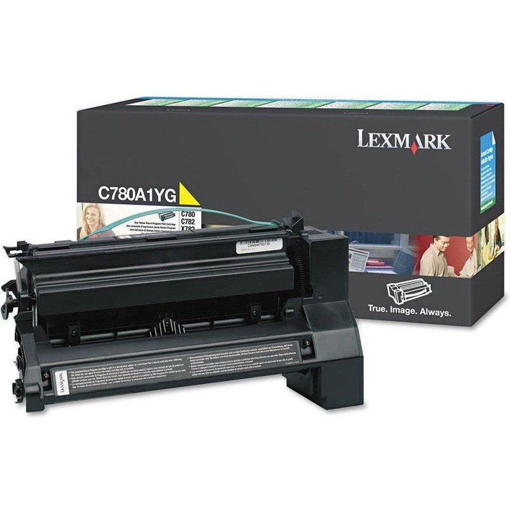 Lexmark C780A1Yg Yellow Toner Cartridge-Lexmark-Lexmark-Star Light Kuwait