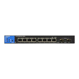 مفتاح Linksys LGS310MPC - 8 منافذ إيثرنت / منفذان SFP / مُدار / جيجابت / PoE+ / مكتبي 