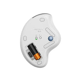 Logitech Ergo M575 TrackBall Wireless/Bluetooth Mouse Smooth & Precise Tracking, Back/Forward Buttons - White