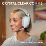 Logitech G321 LIGHTSPEED Wireless Gaming Headset - Bluetooth 5.2 / USB-C to USB-A / White