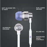 Logitech G333 Gaming Earphones - Wired / 3.5 MM / White