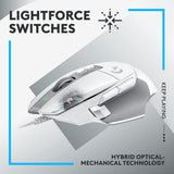ماوس الألعاب Logitech G502X - سلكي / USB-A / أبيض