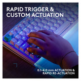 Logitech G512 X 98 Dual Swap TMR Analog / Mechanical Wired Gaming Keyboard Analog Optical Switch With LIGHTSYNC RGB - White