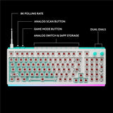 Logitech G512 X 98 Dual Swap TMR Analog / Mechanical Wired Gaming Keyboard Analog Optical Switch With LIGHTSYNC RGB - White