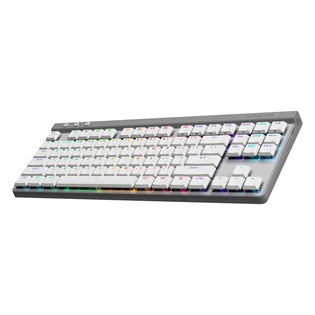 Logitech G515 TKL LIGHTSPEED Low-Profile Wireless Gaming Keyboard Tact ...