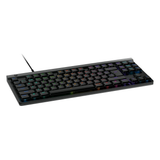 لوحة مفاتيح الألعاب السلكية Logitech G515 TKL منخفضة الارتفاع بمفاتيح لمسية - أسود