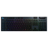 لوحة مفاتيح الألعاب الميكانيكية Logitech G915 LIGHTSPEED - لاسلكية / بإضاءة RGB / صوت نقر