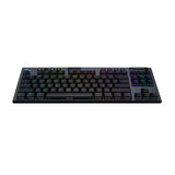 لوحة مفاتيح الألعاب الميكانيكية اللاسلكية Logitech G915 X LIGHTSPEED TKL – Clicky – RGB. أسود