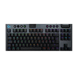 لوحة مفاتيح الألعاب الميكانيكية اللاسلكية Logitech G915 X LIGHTSPEED TKL – Clicky – RGB. أسود