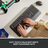 لوحة مفاتيح بلوتوث Logitech K650 SIGNATURE - جرافيت - Arb