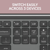 Logitech K950 Bluetooth Keyboard - Arabic/English / Black