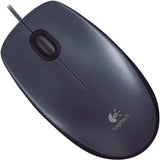 Logitech M100 Usb Wired Mouse - Black-Mouse-Logitech-Star Light Kuwait