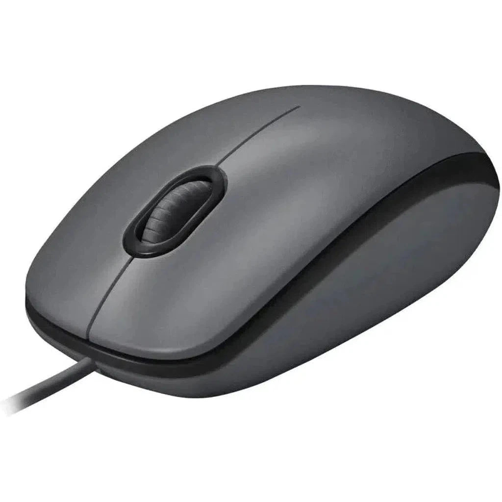 Logitech M100 Usb Wired Mouse - Black-Mouse-Logitech-Star Light Kuwait