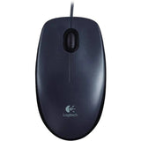 Logitech M90 1000Dpi Usb 2.0 Black - Mouse-Mouse-Logitech-Star Light Kuwait