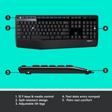 Logitech MK345 Comfort Wireless Keyboard And Mouse Combo