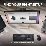 كاميرا ويب Logitech MX Brio 4K Ultra HD للتعاون والبث - جرافيت