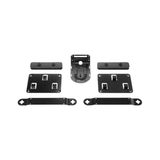 Logitech Mounting Kit for Rally Video Conferencing Kit, 2x Speaker Bracket, Camera Bracket, Table Hub Bracket, Display Hub Bracket, 2x Cable Retainer, Fasteners - Black