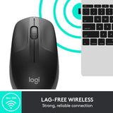 Logitech Mouse M190 Wireless - Black