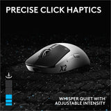 Logitech PRO X2 SUPERSTRIKE Lightspeed Wireless Gaming Mouse - Lunar Eclipse