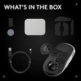 Logitech PRO X2 SUPERSTRIKE Lightspeed Wireless Gaming Mouse - Lunar Eclipse