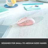 Logitech Signature M650 Wireless BT Mouse (Sixe-S/M)- Rose